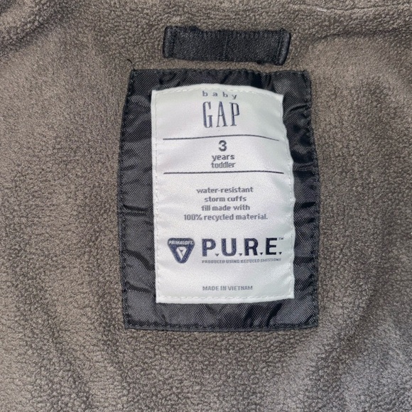 GAP Toddler Black Puffer Jacket - Picture 4 of 5